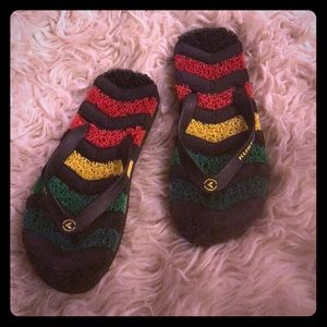 Kustom thong sandal 7 Reggae turf Flip Flop C🕶L